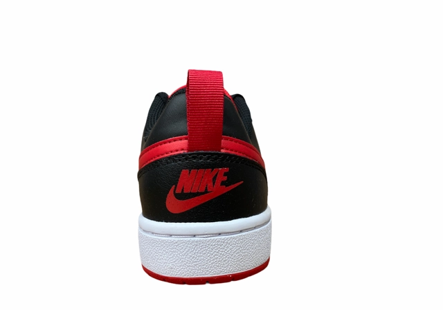 Cool Weather Nike scarpa sneakers da ragazzi Court Borough Low  BQ5448 007 nero rosso
