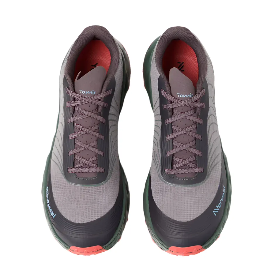 toe - box - roomy - design shoes weekday run NNormal Unisex Tomir 2.0 Trail Running Shoes in Burgundy AW25