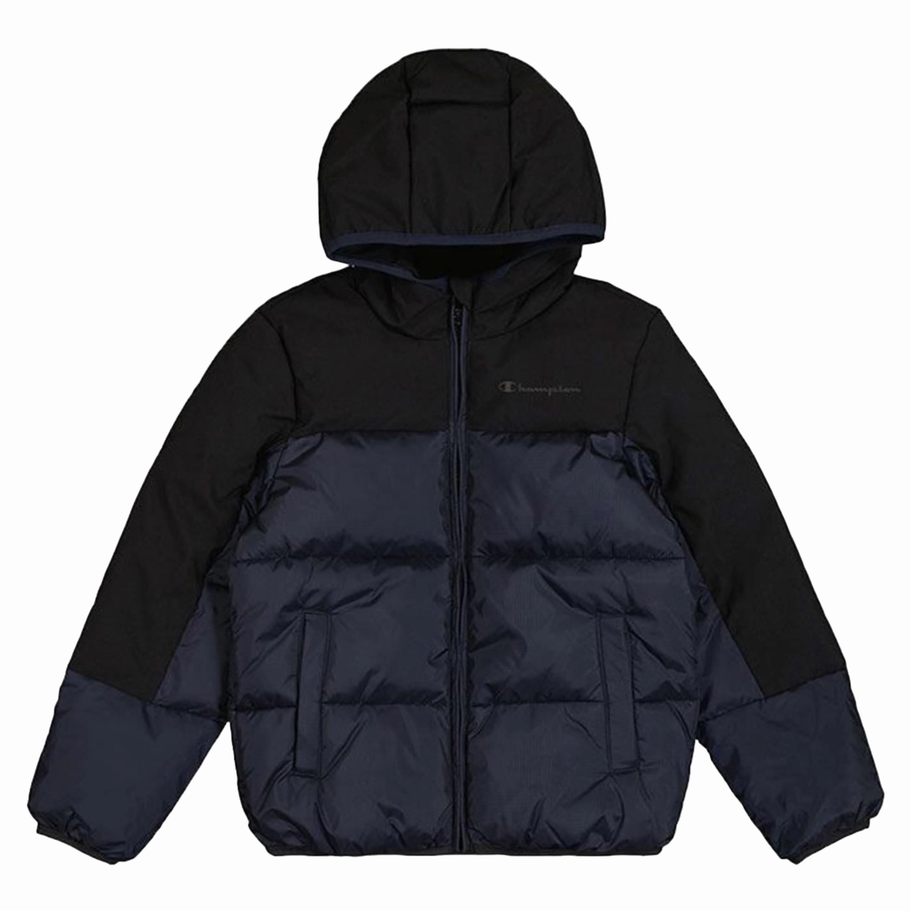 Layered Wear Champion giubbotto con cappuccio da ragazzo 306872 BS501 blu