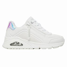 Sneakers junior Skechers UNO Gen1 Zip and Stride (310554L/WHT) Bianco Flexible Outsole