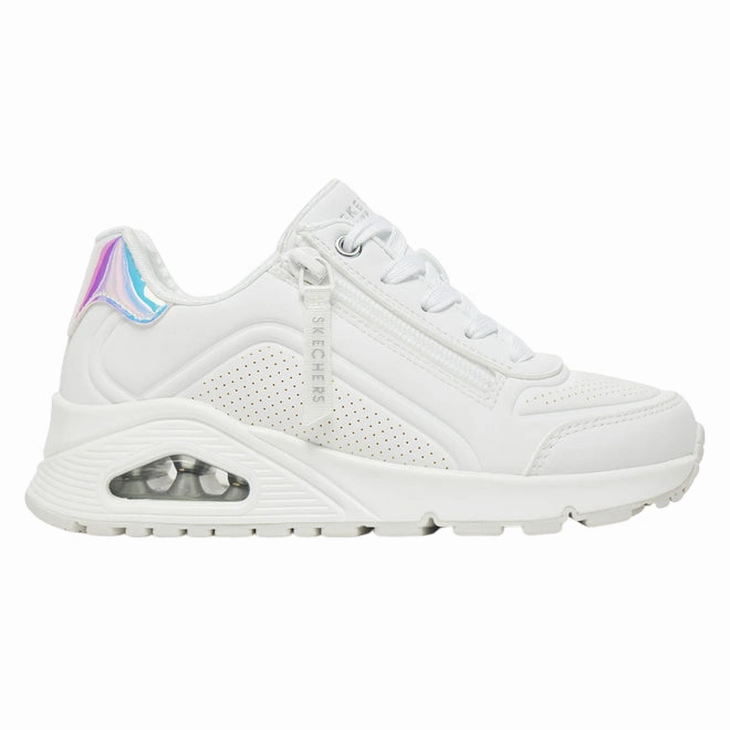 Sneakers junior Skechers UNO Gen1 Zip and Stride (310554L/WHT) Bianco Non Restrictive Forefoot
