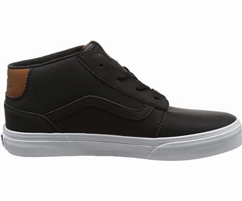 Adaptive Impact Absorption anti - microbial shoes Vans scarpa sneakers da ragazzi Chapman Mid VN0A38J4K55 nero-bianco