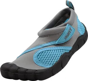 NORTY Girls 11-4 Grey/Aqua Watershoe 38887K
