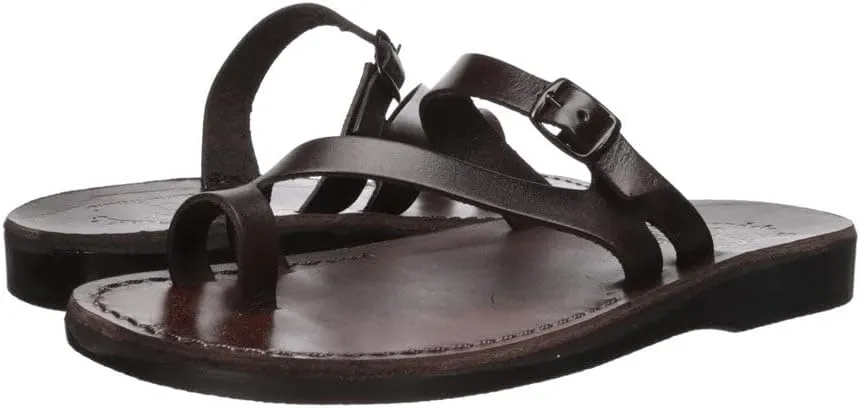 Nuri - Leather slide sandals - Womens Sandals