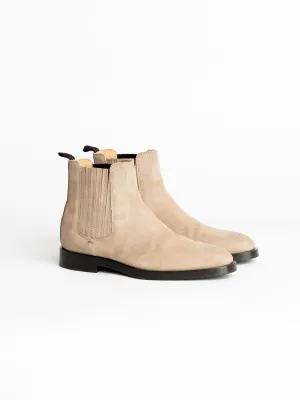 Oat Suede Chelsea Boots