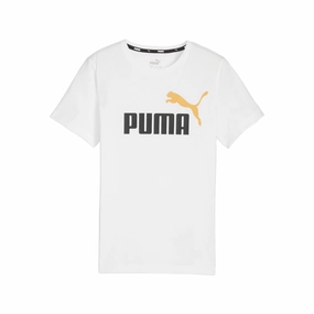 Puma maglietta manica corta ESS 2 stampa Logo grande 586985-35 bianco Comfortable apparel