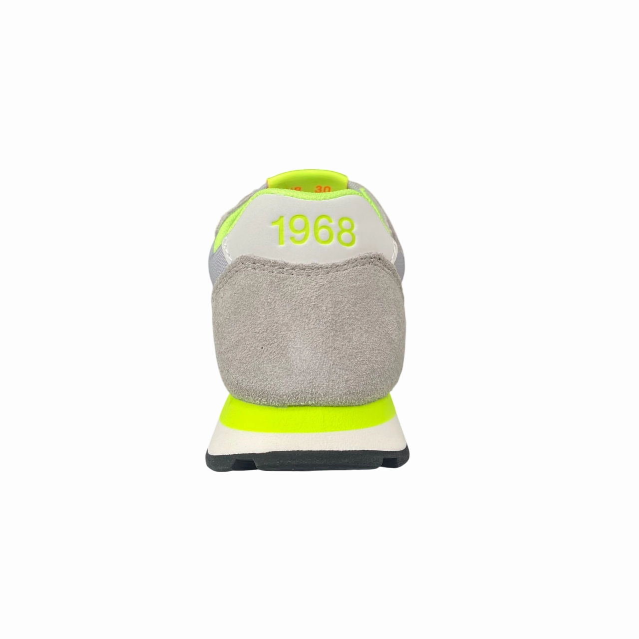 Responsive Heel Cup non - branded shoes Sun68 scarpa sneakers da bambino con strappo e laccio elastico Tom Fluo Z35302K 06 grigio chiaro