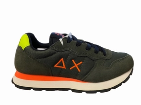 Sun68 sneakers da ragazzo Tom Fluo Z42302T 74 militare scuro track - meet running shoes