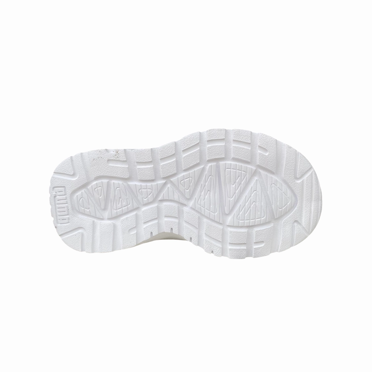 Stretch upper white shoes Puma scarpa da ginnastica da bambino Trinity Lite Starblitz AC Inf 400664-02 bianco-blu