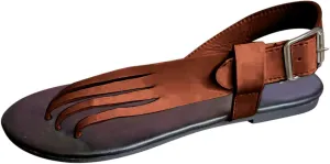 oiangi Clip Toe Sandals for Women Flat Flip Flops Fashion Solid Single Straps Belt Buckle Beach Shoes Summer Comfortable Casual Ladies Sandalias