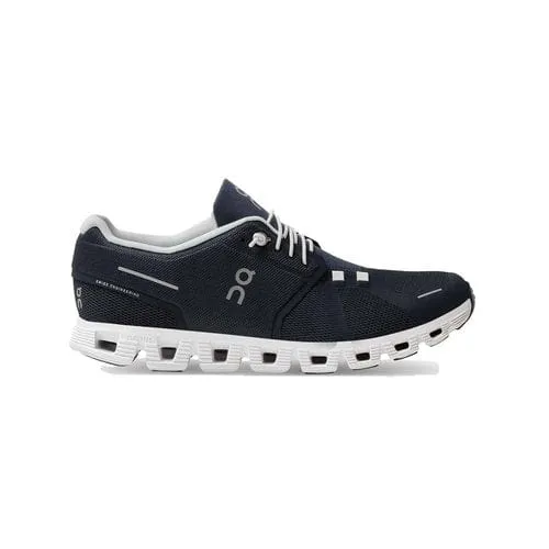 On Cloud Men's Cloud 5 Running Shoes- Midnight/White