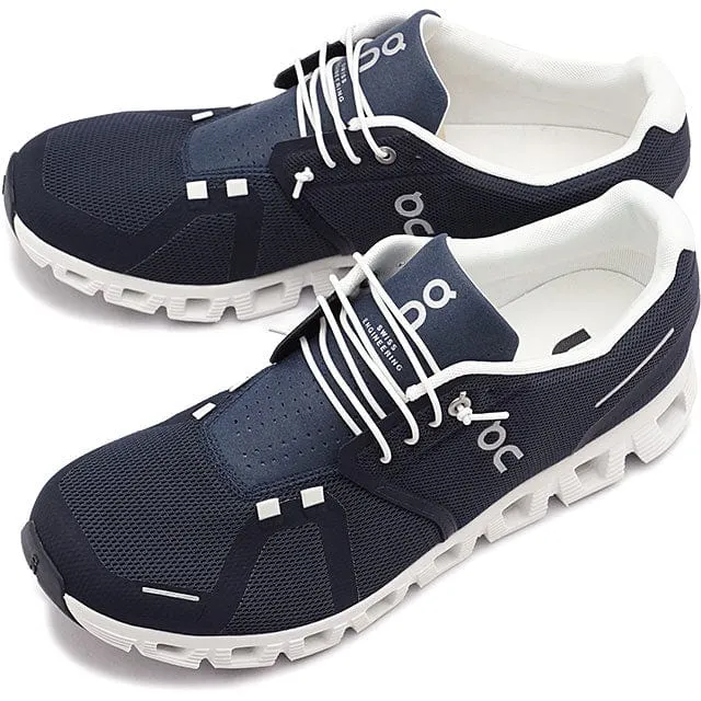 On Cloud Men's Cloud 5 Running Shoes- Midnight/White