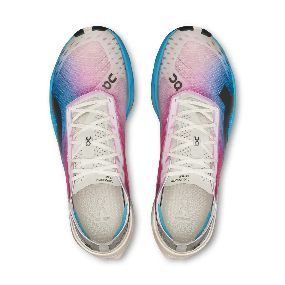 On Men's Cloudboom Strike Running Shoes in White/Horizon AW25 moisture - wicking lining shoes water - resistant feature