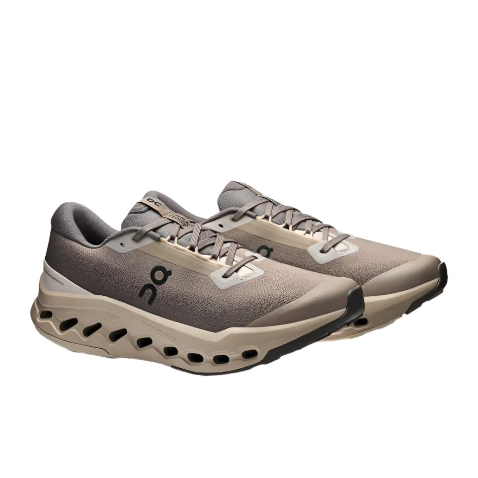 stadium Ankle Hugging Fit On Men's Cloudsurfer Trail 2 Waterproof Running Shoes in Cinder/Desert AW25
