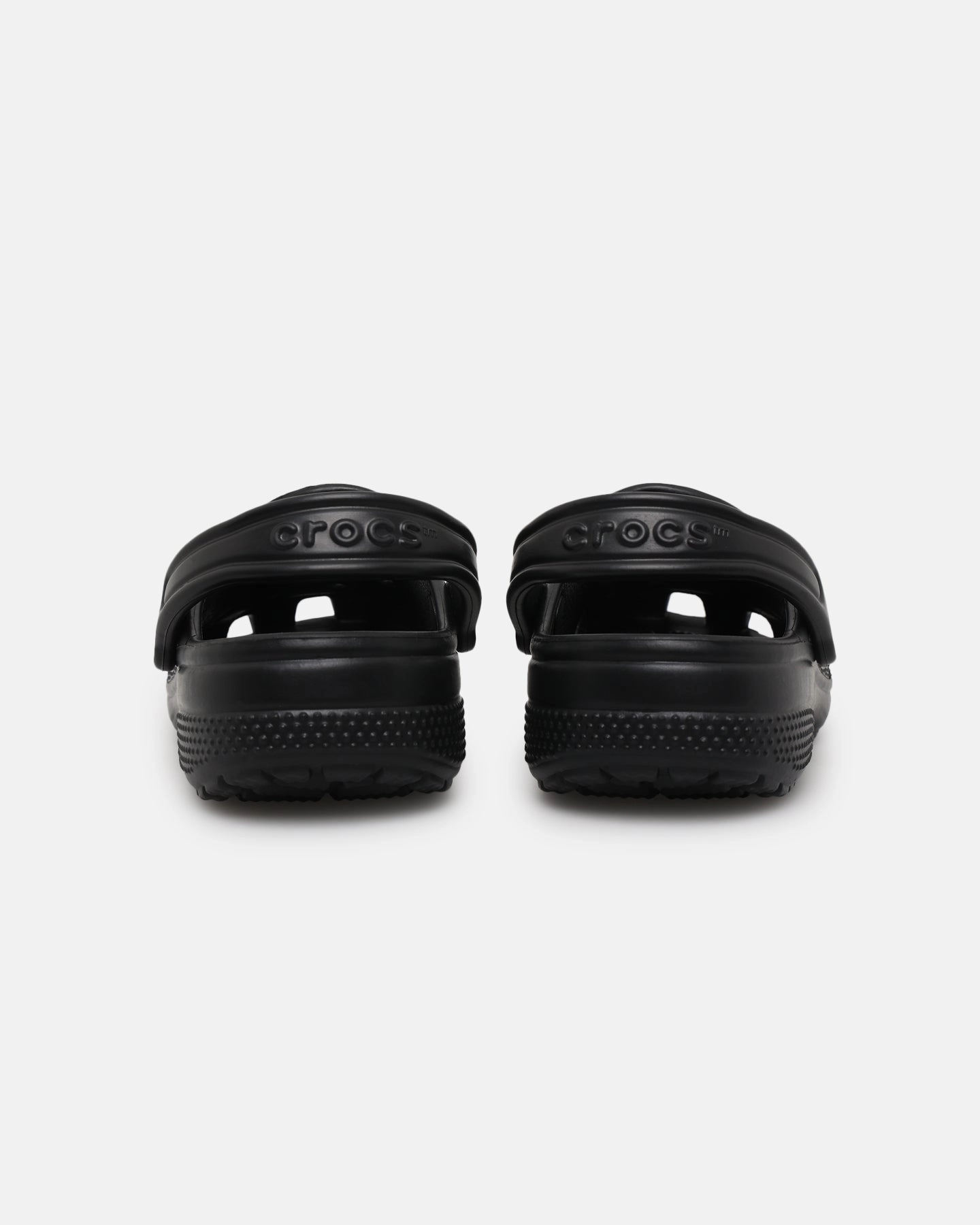 Crocs Kids' Classic Clog (GS) Black Extended Heel Counter