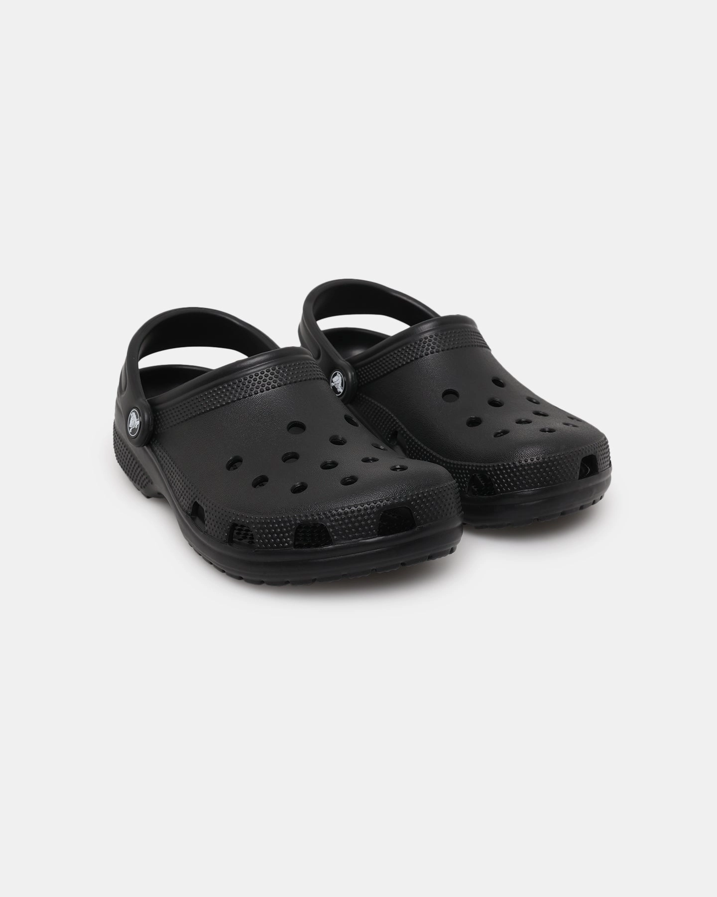 Crocs Kids' Classic Clog (GS) Black Bold Color Scheme Hygroscopic Inner Layer