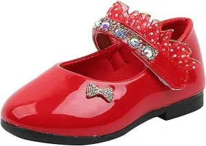 Open Toe Sandals Girls Leather Shoes Spring And Fall New Soft Bottom Shoes Foreign Students Small Leather Dance Fashion Flat Bottom Performance
