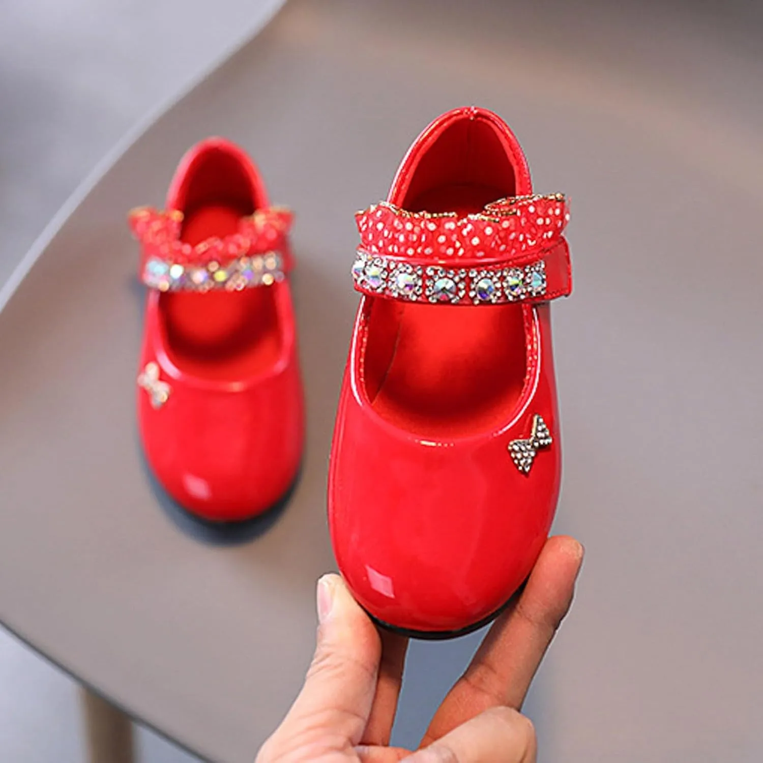 Open Toe Sandals Girls Leather Shoes Spring And Fall New Soft Bottom Shoes Foreign Students Small Leather Dance Fashion Flat Bottom Performance