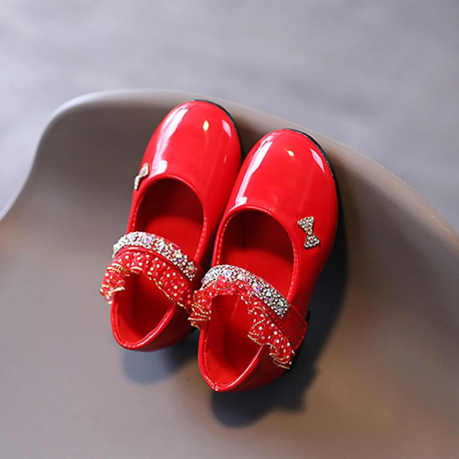Open Toe Sandals Girls Leather Shoes Spring And Fall New Soft Bottom Shoes Foreign Students Small Leather Dance Fashion Flat Bottom Performance