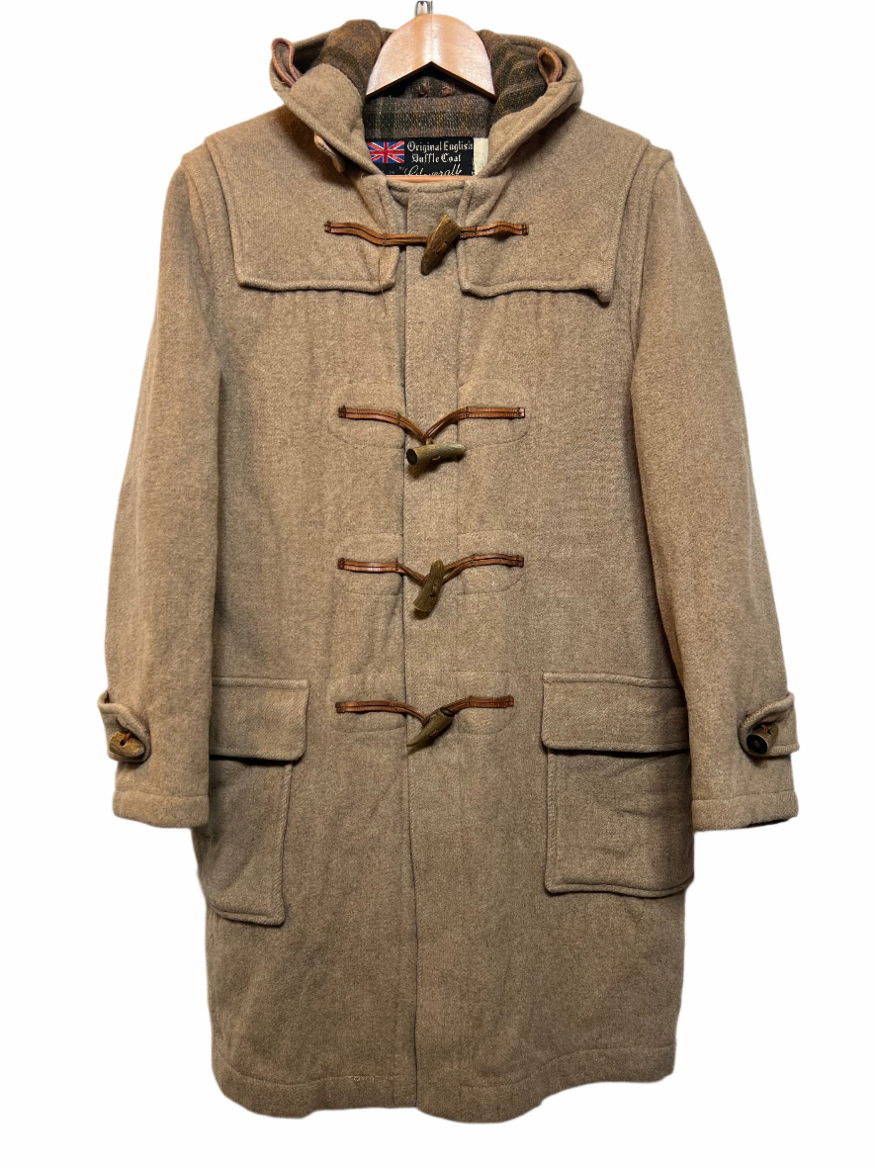 Original English Mens Duffel Coat (Size L) cold - weather essential Tradition