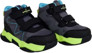 Orthopedic Comfort Kids High Top Sneakers, Wide Opening, Removable Inserts