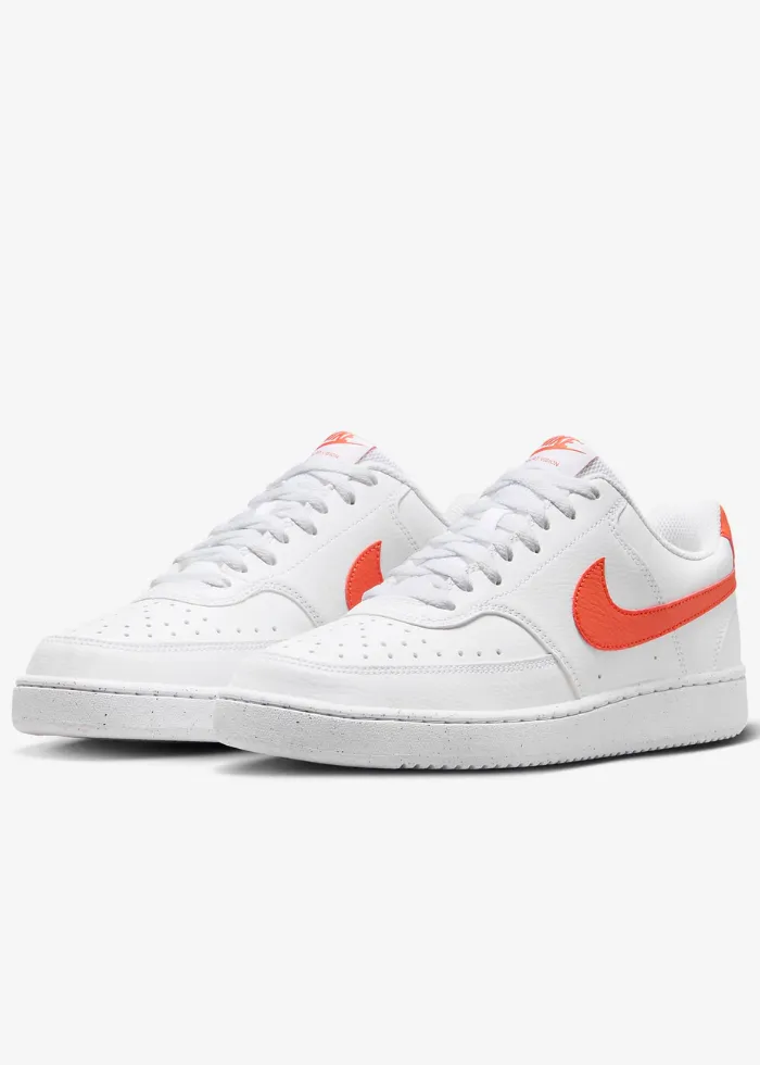 supportive upper shoes running in a bus station area shoes Nike Court Vision Low Next Nature