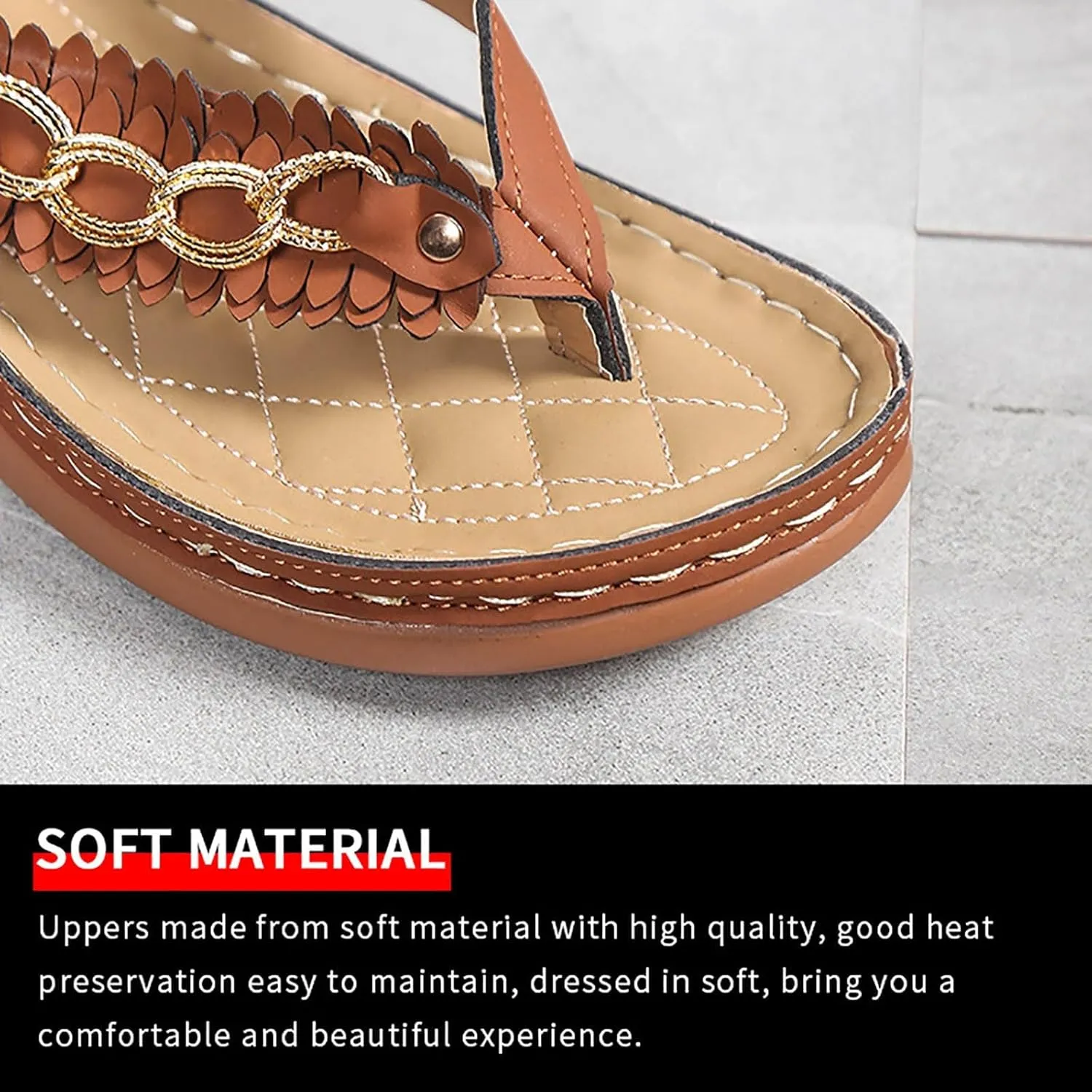 Orthopedic Sandals for Women Arch Support Womens Wedge Sandals 2025 Comfortable Summer Beach Non Slip Flip Flops Sandals