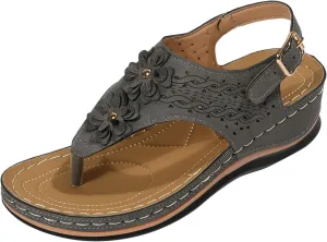Orthopedic Sandals for Women Wide Orthopedic Womens Slides with Arch Support Sandalias De Mujer Orthopedic Leather Flip Flops Women Orthopedic Leather Sandals for Women Arch Support