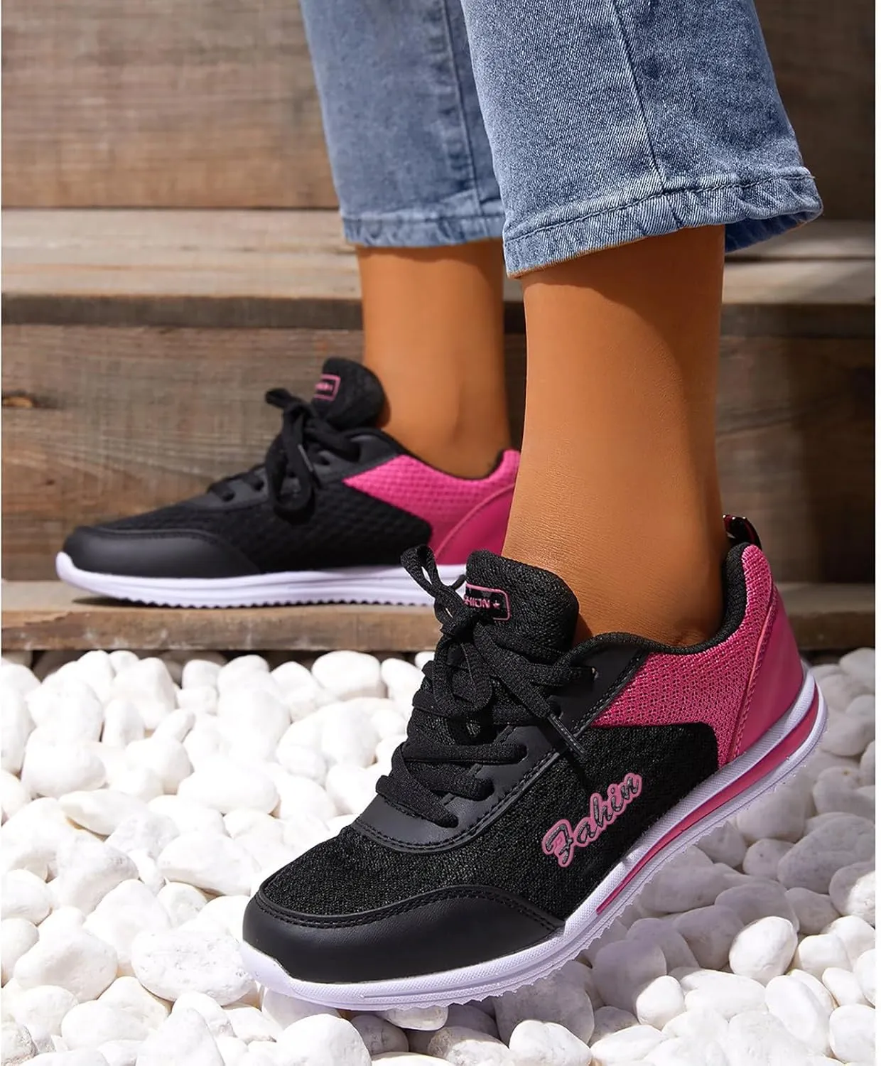 Orthopedic Walking Shoes for Plantar Fasciitis Relief Womens Slip On Sneakers with Arch Support Comfortable Casual Loafers Diabetic Foot Pain
