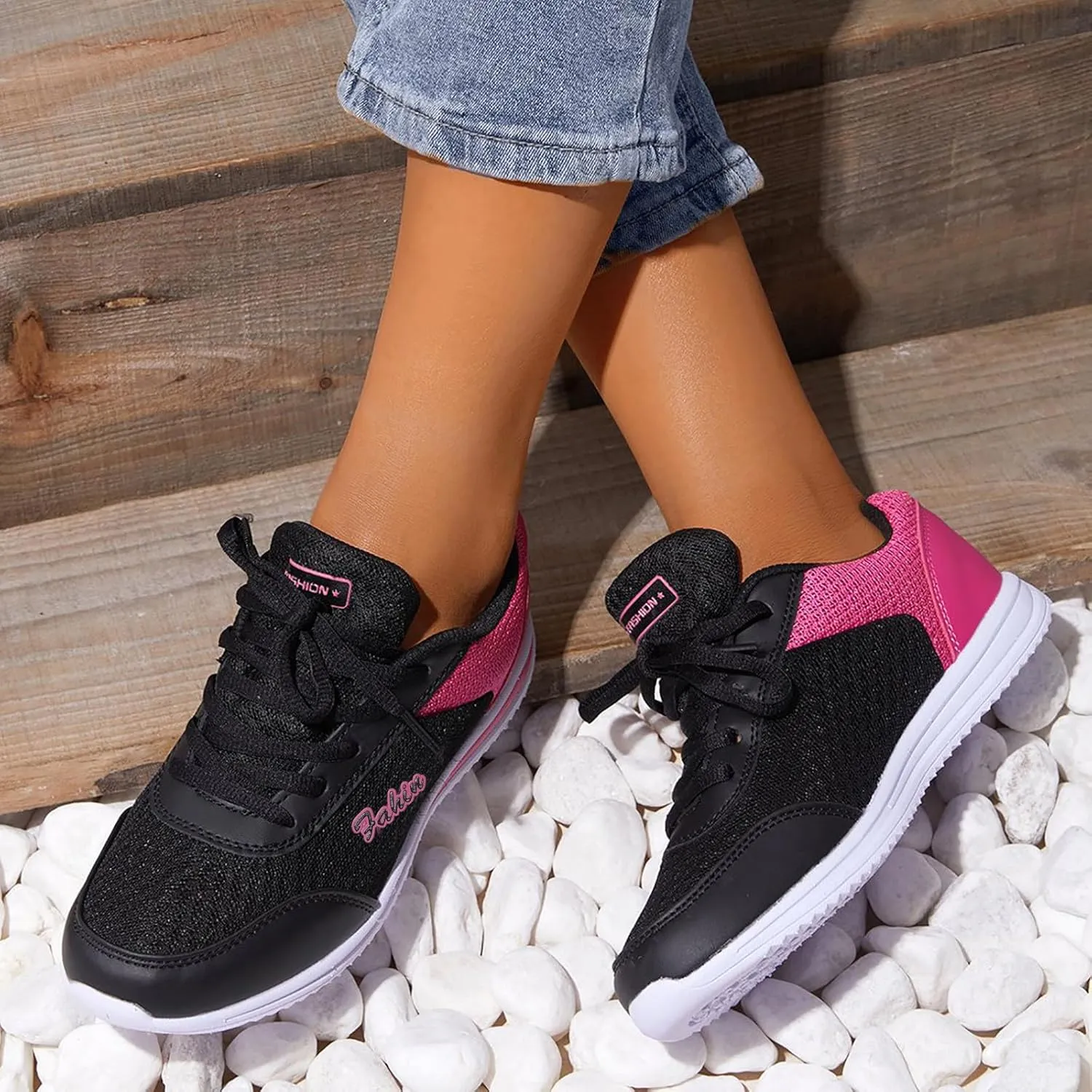 Orthopedic Walking Shoes for Plantar Fasciitis Relief Womens Slip On Sneakers with Arch Support Comfortable Casual Loafers Diabetic Foot Pain