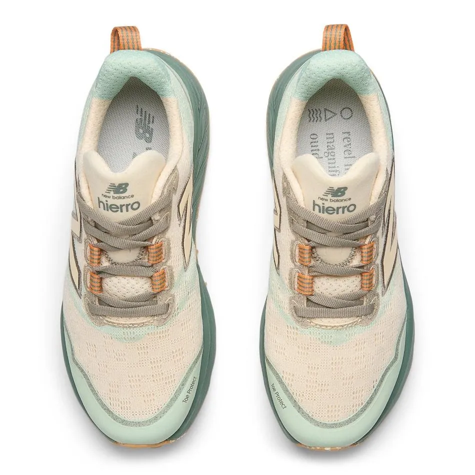 New Balance Women's Hierro V9 Trail Running Shoes in Calcium SS25 Breathable layers