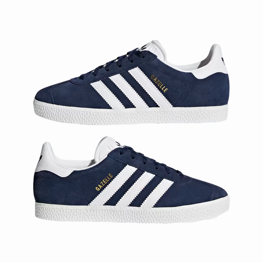 Adidas Originals scarpa sneakers da ragazzi Gazelle BY9144 blu-bianco Multi Density Midsole