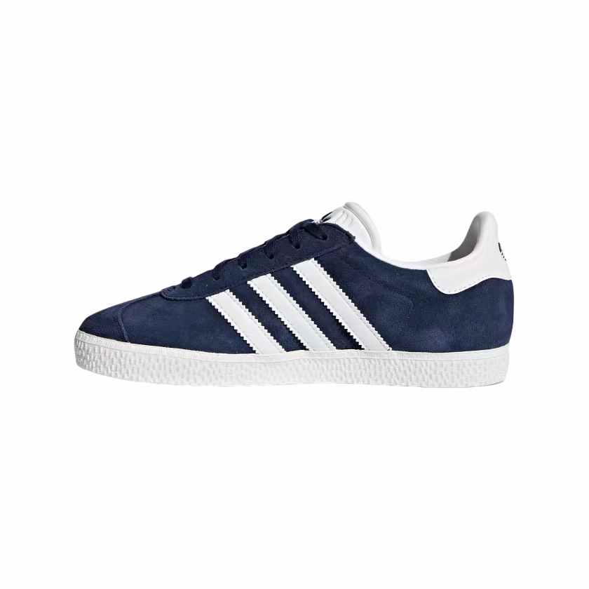 Adaptable to different running styles Adidas Originals scarpa sneakers da ragazzi Gazelle BY9144 blu-bianco