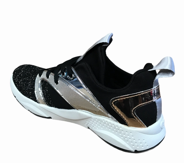 Energy Return Technology Skechers scarpa da sneakers da bambina Shine Status 84853L BLRG nero