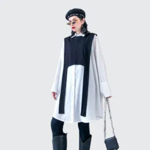 Oversized Two Piece Long Sleeve Top