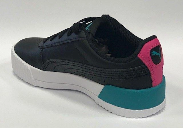 Ventilated Tongue weekend running shoes Puma sneakers da bambina Carina Vivid Ps 374696 02 black