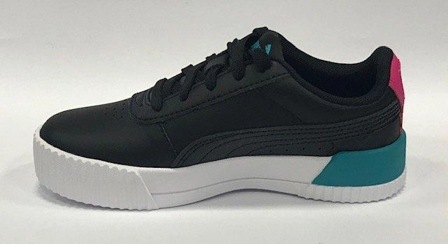 Ultra Responsive Midsole Comfortable Ball Puma sneakers da bambina Carina Vivid Ps 374696 02 black
