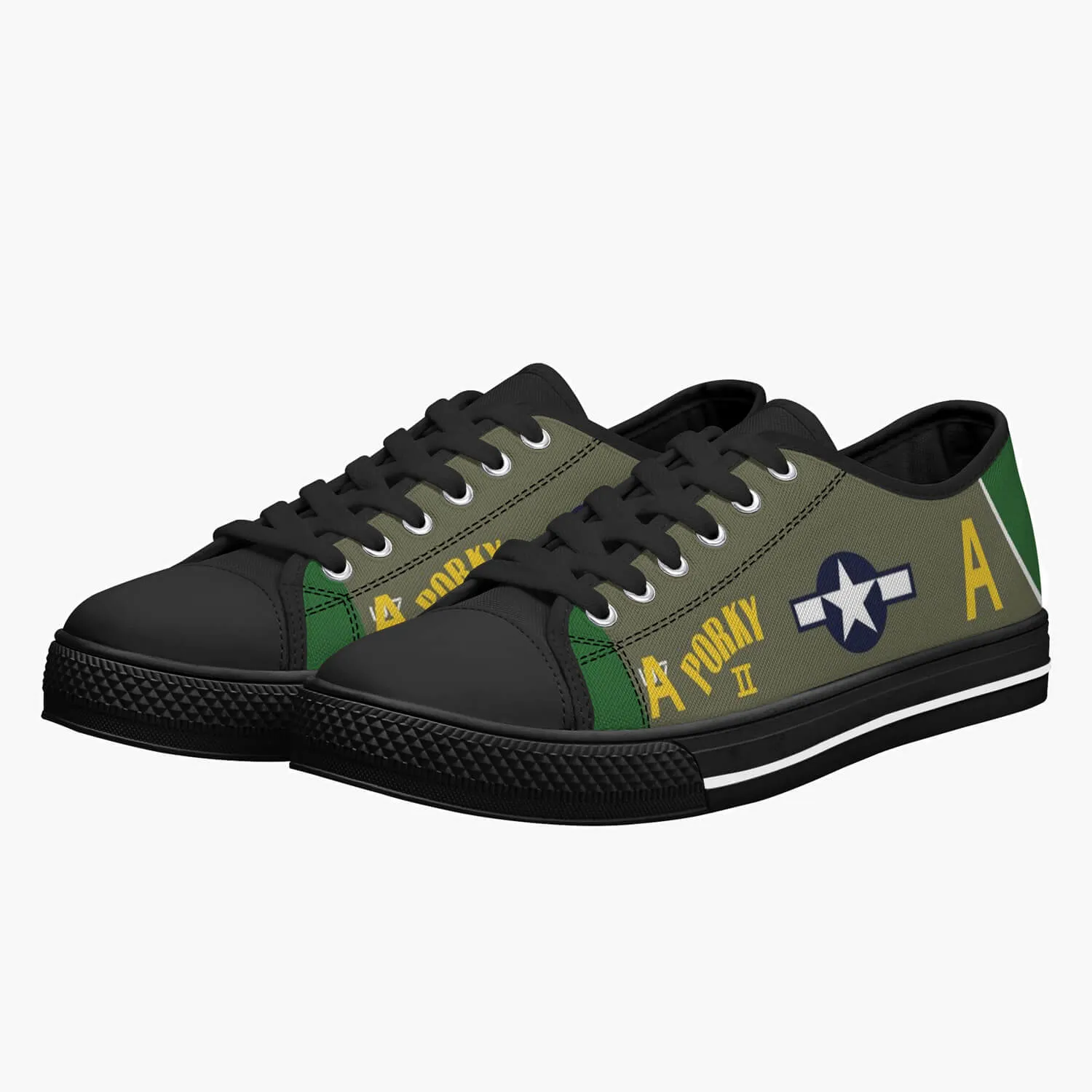 P-38 "Porky II" Low Top Canvas Shoes