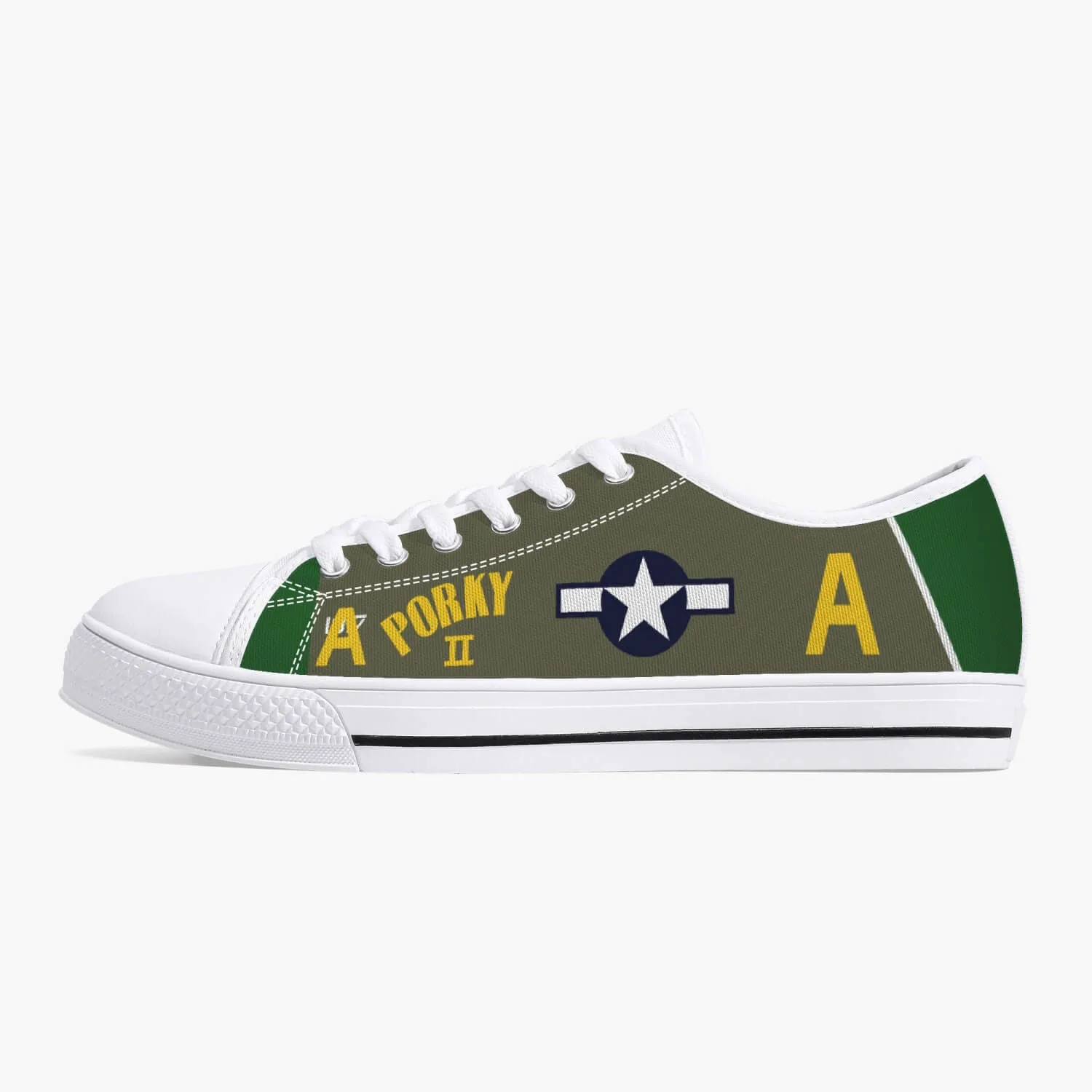 P-38 "Porky II" Low Top Canvas Shoes