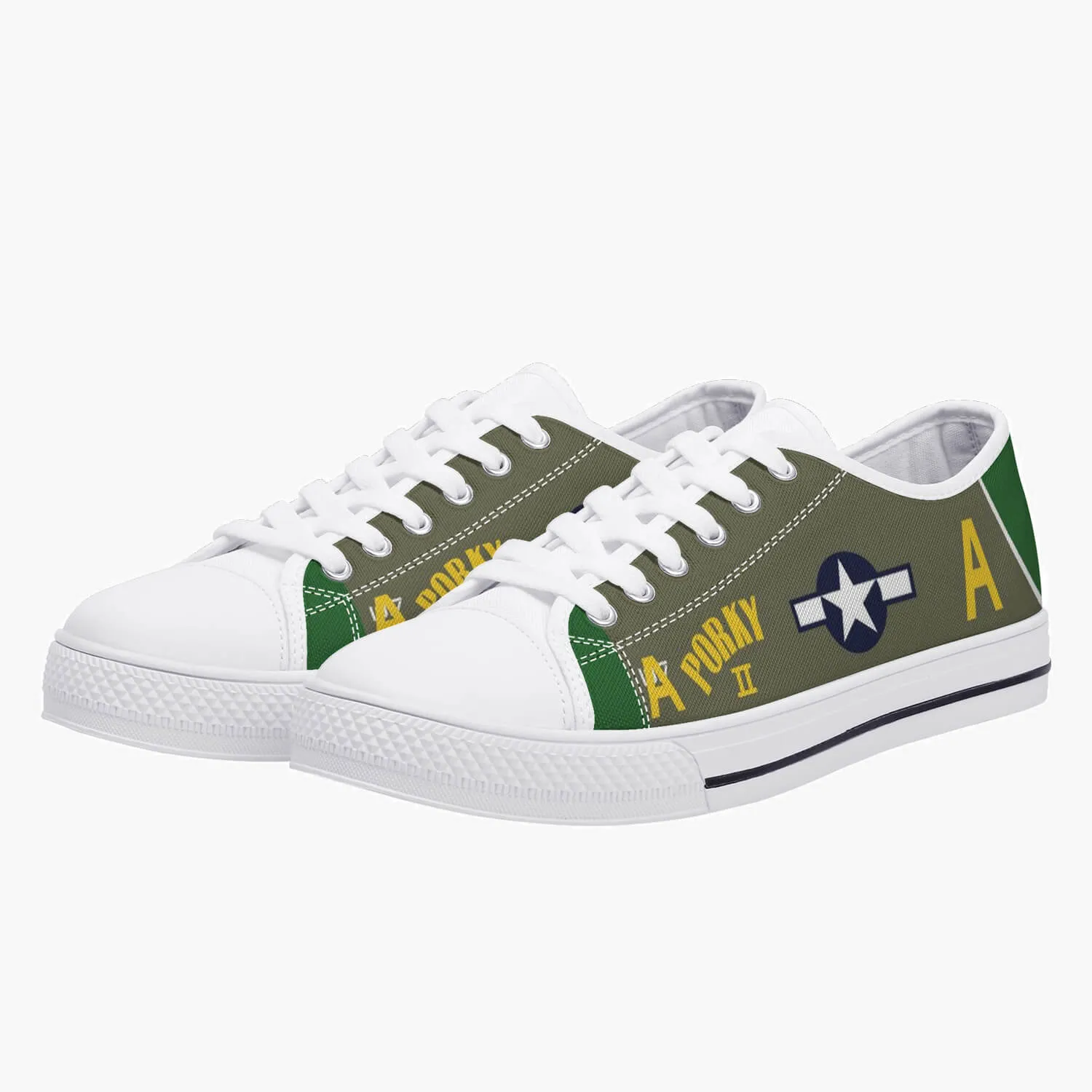 P-38 "Porky II" Low Top Canvas Shoes