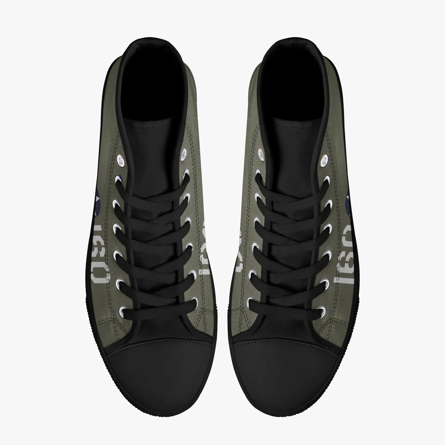P-40 "#160" of 2LT George Welch High Top Canvas Shoes