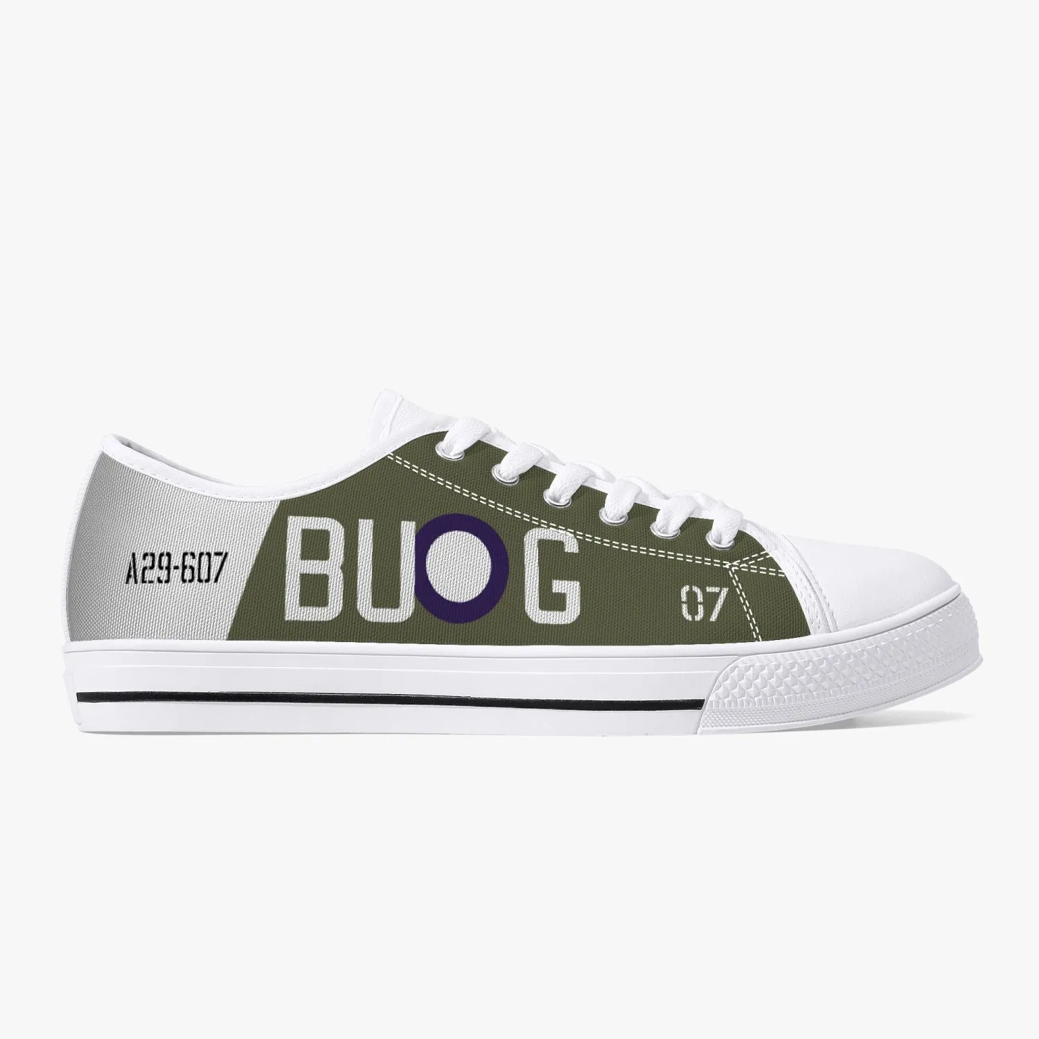 P-40 "BU-G" Low Top Canvas Shoes