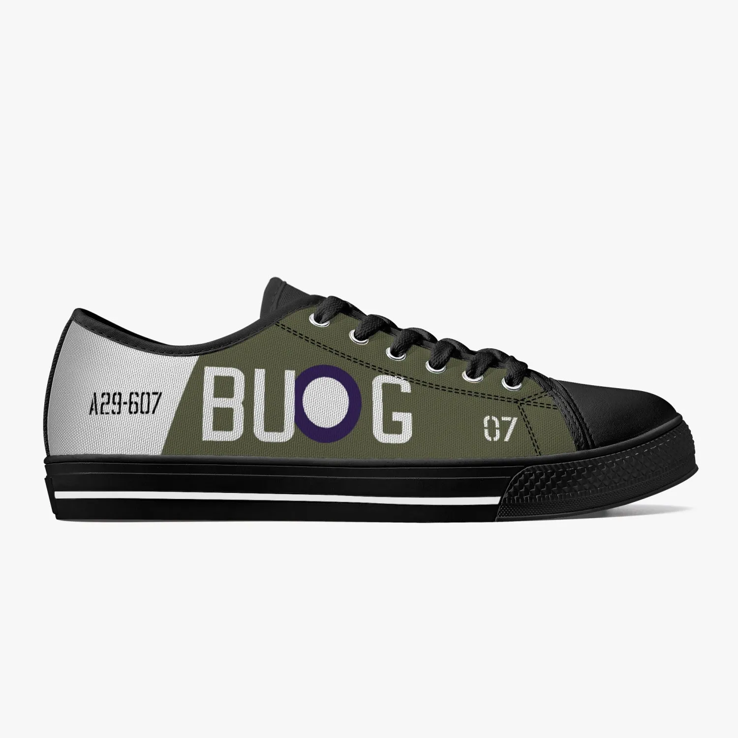P-40 "BU-G" Low Top Canvas Shoes