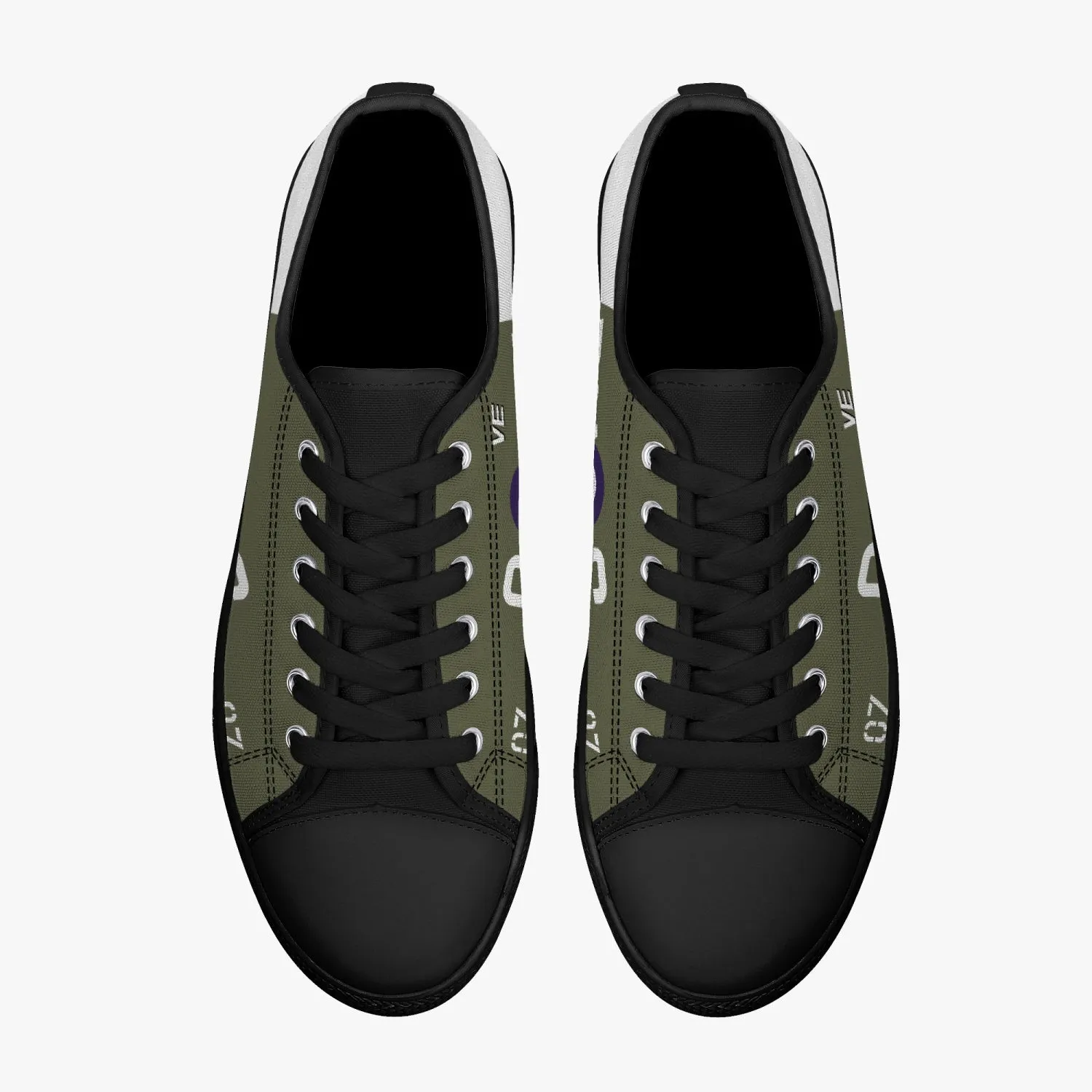 P-40 "BU-G" Low Top Canvas Shoes