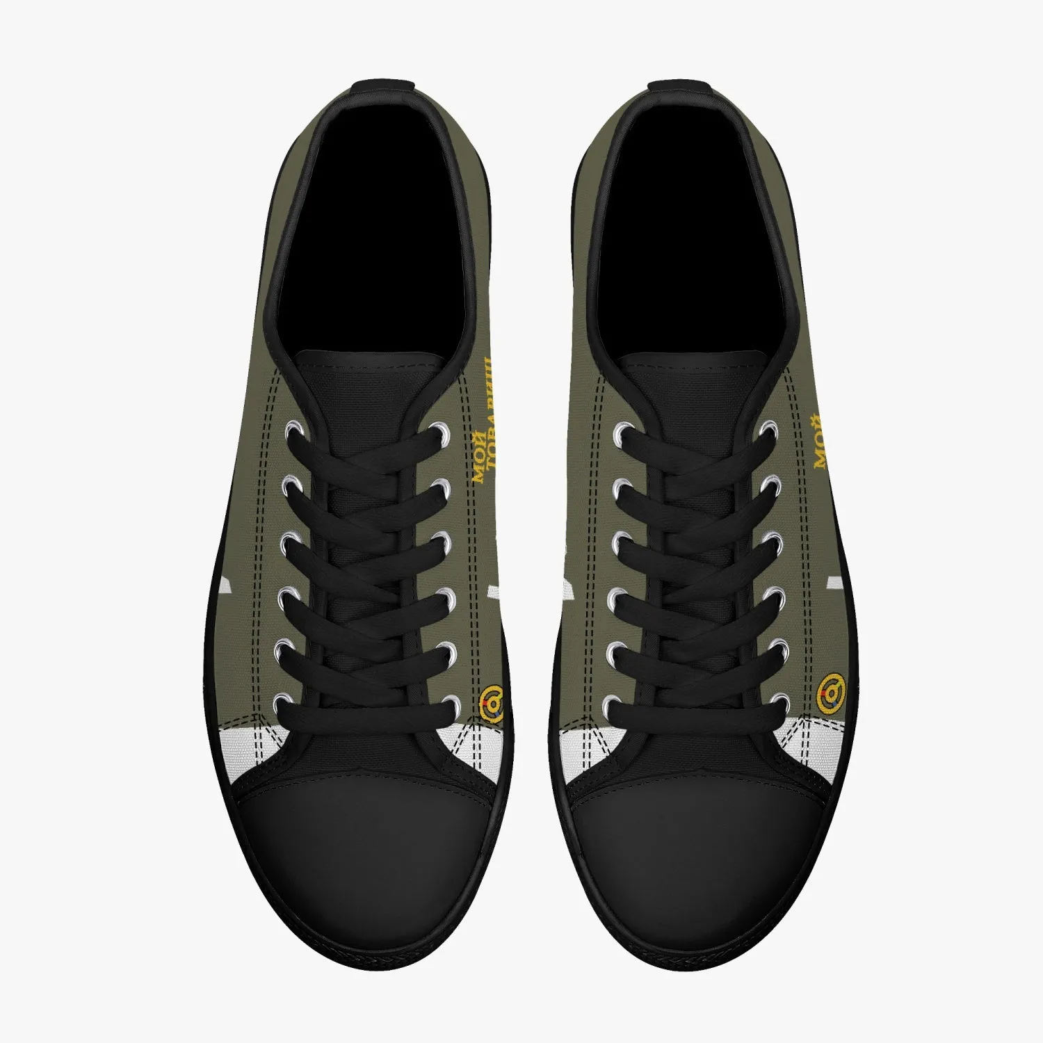 P-47 "Moy Tavarish" Low Top Canvas Shoes