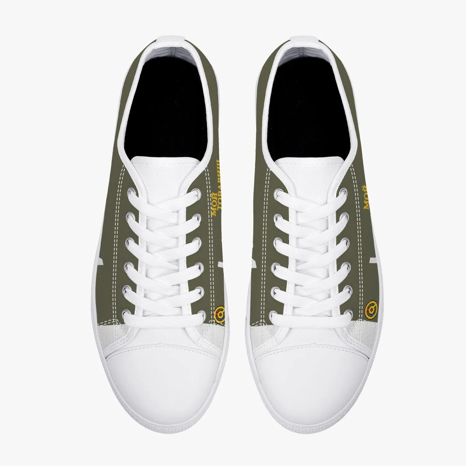 P-47 "Moy Tavarish" Low Top Canvas Shoes