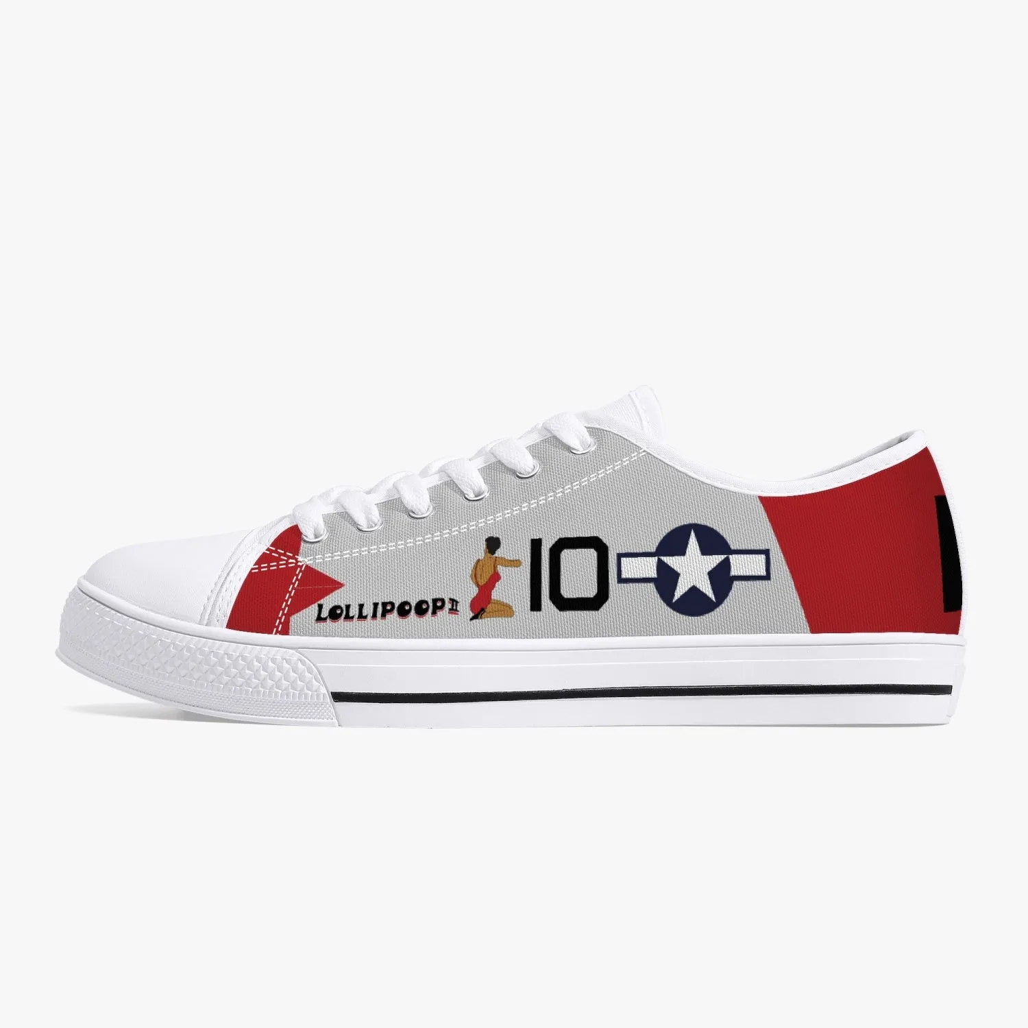 P-51 "Lollipoop II" Low Top Canvas Shoes