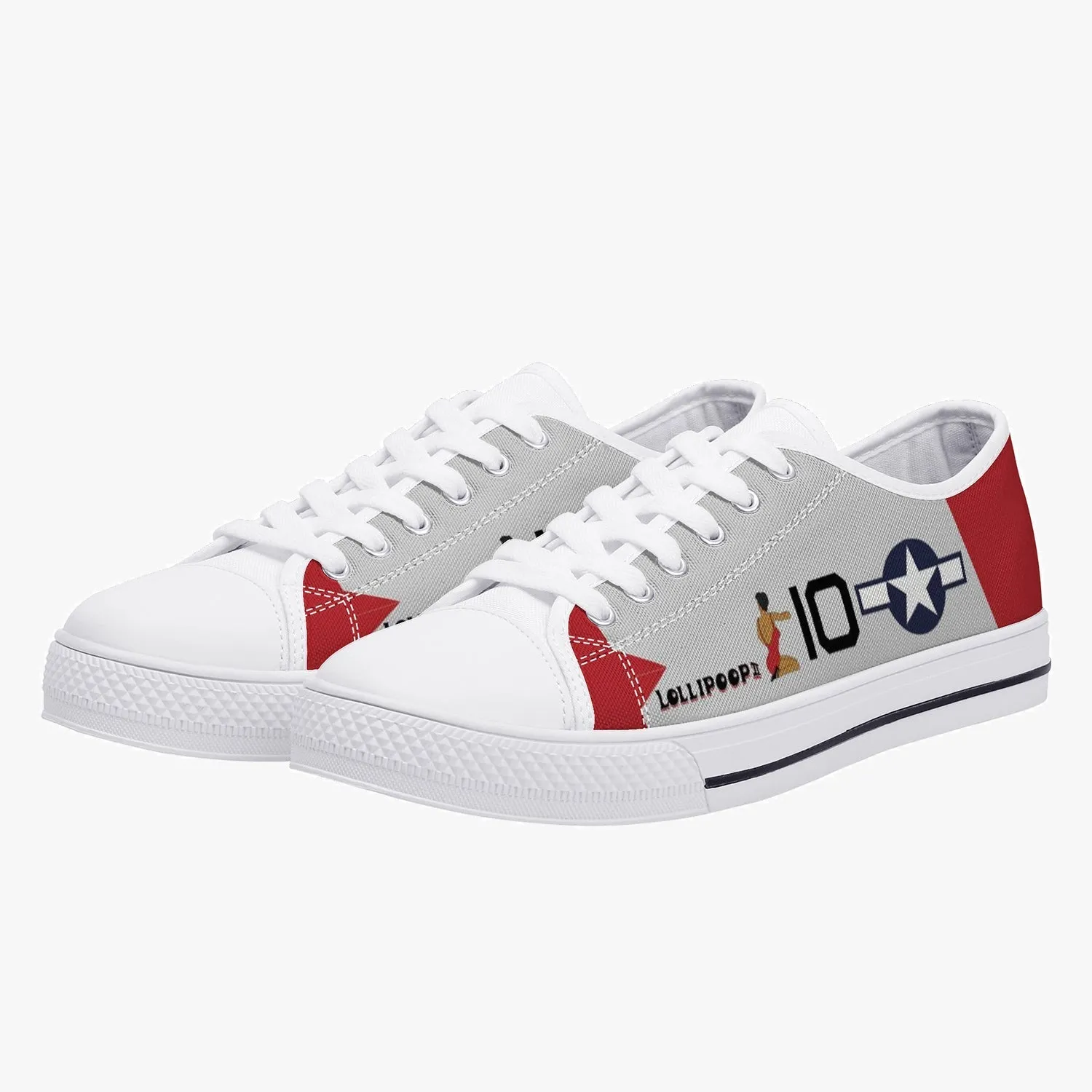 P-51 "Lollipoop II" Low Top Canvas Shoes