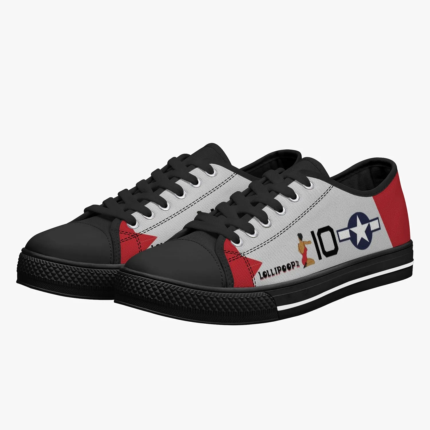 P-51 "Lollipoop II" Low Top Canvas Shoes