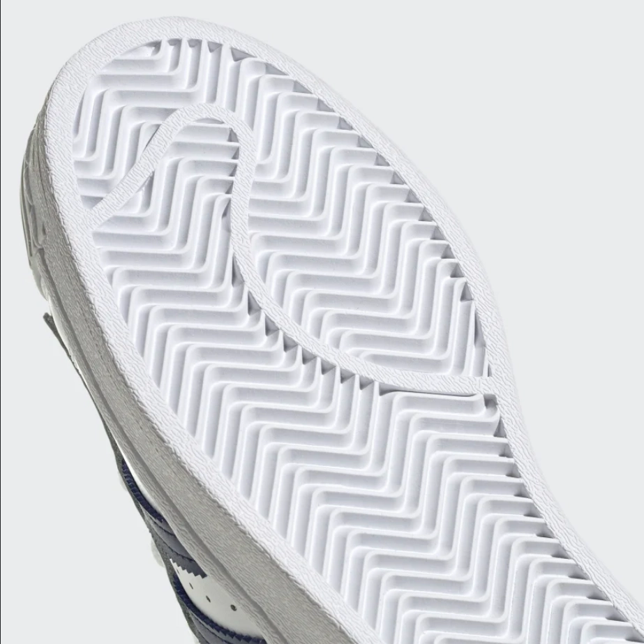 Adidas Originals scarpa sneakers da ragazzi Superstar GZ9096 bianco blu chiaro Stretch Knit Full Range